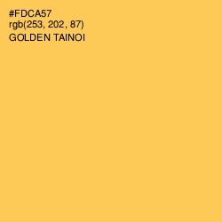 #FDCA57 - Golden Tainoi Color Image